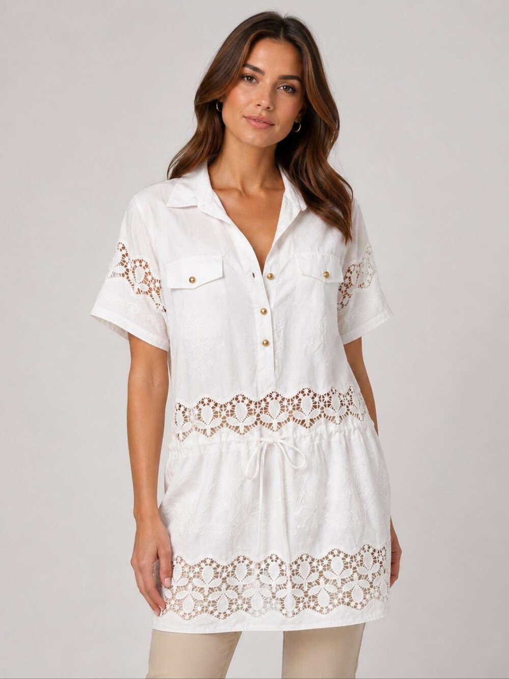 NWT, Women embroidered tunic.